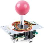 SANWA JLF-TP-8YT Joystick Pink Original - for Arcade Jamma Game 4 & 8 Way Adjustable, Compatible with Catz Mad SF4 Tournament Joystick (Pink Ball Top), Use for Arcade Game Machine Cabinet S@NWA