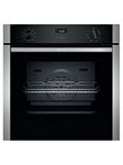 NEFF B1ACE4HN0B N50, Built-in Single Oven with Circotherm and Cliprails, Stainless Steel