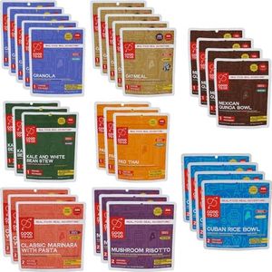 GOOD TO-GO Thru Hiker Food Kit | Camping Food, Backpacking Food | Just Add Water Meals, Backpacking Meals | Dehydrated Meals Taste Better Than Freeze Dried Meals