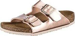 Birkenstock Boys’ Arizona Open Toe Sandals, Brown (Electric Metallic Copper Electric Metallic Copper), 13 UK