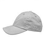 Babyfied Apparel Classic Baby Baseball Cap 0-2Y (Light Grey, 0-12M)