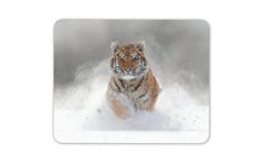 Destination Vinyl Ltd Beautiful Tiger Mouse Mat Pad - Big Cat Snow Mum Sister Gift PC Computer #8600