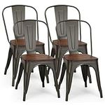 COSTWAY 18 Inch Dining Chair Set of