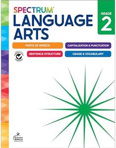 Spectrum 2nd Grade Language Arts Workbook, Second Grade Workbook Covering Parts of Speech, Punctuation, Sentence Structure, Grammar, and Vocabulary, Language Arts 2nd Grade Curriculum