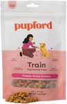 Pupford Freeze Dried Dog Training Treats | 475+ Dog & Puppy Treats Per Bag - Low Calorie, Healthy, Savory & Delicious, The Perfect High Value Training Reward - Made in USA | Options: Beef Liver, Rabbit, Salmon, Sweet Potato, & Chicken (Salmon)