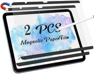 Peslv 2 Pack Magnetic Paperfilm for iPad 10th Generation 10.9 Inch 2022, Feel Like Writing Drawing On Paper, Matte Removable Anti Glare Fingerprint Screen Protector Blue Light Filter