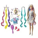 Barbie Fantasy Hair Doll, Blonde, w