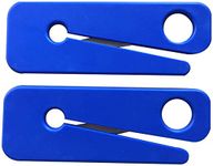 Angzhili 2 Pack Seat Belt Cutter,Escape Safety Belt Cutting Knife,Emergency Lifesaving Tool (Blue)