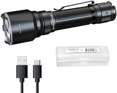 Fenix TK22R Tactical Flashlight, 3200 Lumens USB-C Rechargeable, 525 Yards Long Throw, High Power Super Bright with Lumentac Organizer