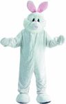 Dress Up America Easter Bunny Costume for Adults - White Bunny Rabbit Mascot Costume - Bunny Suit for Teens and Adults (Adult - One Size)