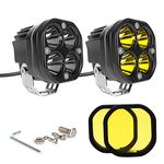 ATORAY LED Off Road Driving Lights 2PCS 3Inch 40W Super Bright Waterproof Work Lamps for Wrangler Offroad 4X4 Auto Car Jeep Truck ATV UTV Boat Motorcycle