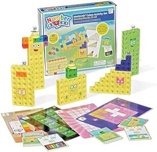 hand2mind Numberblocks 31-40 MathLink Cubes Activity Set - Learn Numbers & Early Math Skills, Preschool and Kindergarten Learning Activities, Educational Toys for Kids, Counting Math Manipulatives