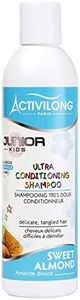 ACTIVILONG - Shampooing Très Doux Conditionneur Actijunior - Cheveux Bouclés À Crépus - Enfant - Assouplit Et Nettoie En Douceur - Ingrédients Naturels - Amande Douce Bio - Made In France - 250ml