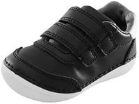 Stride Rite Baby Boy's SM Kennedy (Infant/Toddler), Black, 4 Toddler