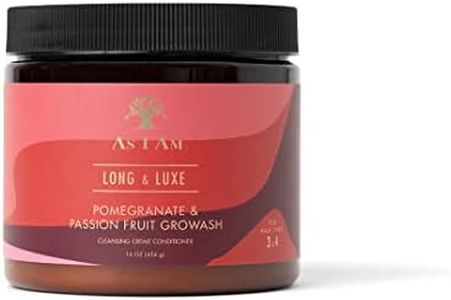 As I Am Long and Luxe Growash Cleansing Creme Conditioner, 16 Ounce