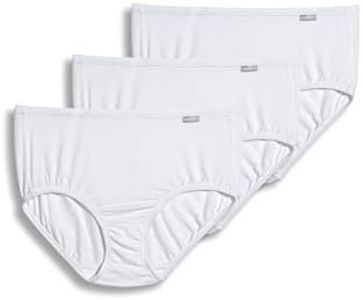 Jockey Women's Underwear Supersoft Brief - 3 Pack, White, 7