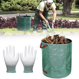 Bolsas de Basura de Jardín Pop Up, Sacos de jardín, 60L Bolsas Jardín Grandes, Bolsas de jardín Premiums, para Residuos de Jardín, Hojas Secas, Restos de Poda, Residuos de Plantas