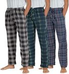 3 Pack: Big Boys Pajama Pants Fleece Plush Pjs Kids Boy Pj Pajamas Christmas Clothes Lounge Sleeping Pant Sleepwear Flannel Bottoms Youth Teen Sleep wear,Set 4-Size 5/6