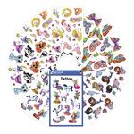 AVERY Zweckform 59996 Temporary Tattoos for Girls, 96 Pieces, Water Resistant, Kid's Birthday