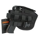 EXCELLENT ELITE SPANKER Tactical Adjustable Molle Pistol Holster Universal Pistol Holster Glock Holster for M1911 G17 G18 G19 G26 G34 XD-45acp CZ P-10C (BLK)