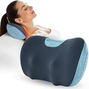 COMFIER Shiatsu Neck and Back Massager with Heat, Neck Massager Pillow with 3D Kneading Deep Tissue, Cordless & Portable, Soothes Muscle Tension at Home, Office, Travel,Ideal Gift for Men & Women