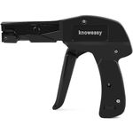 Knoweasy Cable Tie Gun and Cable Tie Tool- Fastening and Flush Cutting Tool with Steel Handle Zip Tie Tool for Nylon Cable Ties