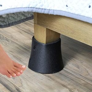 SnugStop Toe Protectors - Bed Frame Leg Covers Protect Your Toes from Bumping Against Iron Bed Frames - Bed Frame Cover and Protector for Your Feet - Toe Saver