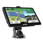 SenDDu 7" Inch Touchscreen Car & Truck GPS Navigation Navigator Sat 8GB 256MB Auto RV GPS Navigation System, Spoken Turn by Turn Directions, Speed Limit Warnings+ Latest Map