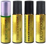 Perfume Studio IMPRESSION Oils; A Collection of our Premium Oud Fragrance Oils - 100% Pure, Undiluted, No Alcohol (4, 10ml Roll on Bottles)