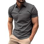 Shirts for Men UK Formal Polo Shirts for Men Adult Mens Casual Shirts Short Sleeves Plain Maroon Fall Golf Tops Men T Shirts for Men UK 4XL Dress Shirts for Men UK Sale Clearance