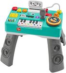 ​Fisher-Price Baby & Toddler Activity Table, Laugh & Learn Mix & Learn DJ Table, Musical Learning Toy with Lights & Sounds, UK English Version