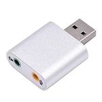 Onwon USB Audio Adapter with 3.5mm 