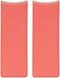 2 Pcs Balayage Highlighting Board Hair Dye Paddle Board Hair Highlighting Tools Hair Colour Board for Balayage Tinting Hairdressing Salon, Orange
