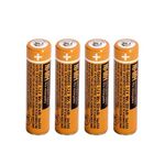 4 Pack NI-MH AAA Rechargeable Battery for Panasonic Phone, 1.2v 550mAh HHR-55AAABU AAA Batteries for Cordless Phone Remote Controls, Electronics