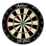 Swiftflyte Nodor Tournament Sisal Bristle Dartboard with Staple-Free Bullseye