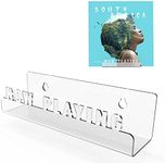 Boloyo Wall Mount Now Playing Vinyl Record Stand, Acrylic Vinyl Record Storage Shelf, Record Display Stand for Vinyl Records and LP Record Floating Shelves Record Storage Holder(Clear)