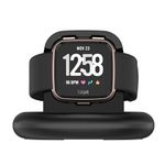 Vancle Charger for Fitbit Versa 1/Versa Lite/Versa SE, Anti-Slip Charging Stand Dock with 4.1Ft USB Cable Cord for Versa, Versa Lite Smart Watch (Not for Versa 2)