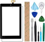 T Phael Original Screen Replacement for Amazon Fire Kindle Tablet 7" 9th Gen 2019 M8S26G Touch Screen Digitizer with Tempered Glass Film+Tools(NO Include LCD)