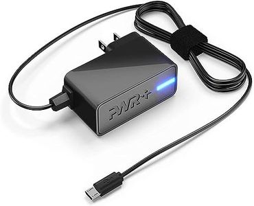 PWR+ Charger AC Adapter for Fast Charging Hd Hdx 6 7 8 8.9 9.7 10 10.1 11 Max Plus Tablet and Phone Tab - UL Safety Certified, Extra Long 6.5 Ft Power Supply Cord