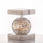 Wedding Gift Friendship Ball, 10cm, silver, gift boxed with ribbon and gift tag