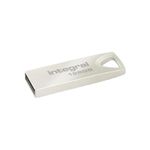 Integral 128GB USB Memory 2.0 Flash Drive Arc with metal casing for keyring, a stylish and elegant solution to transfer and back-up your files