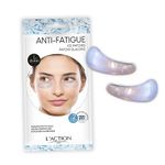 L'Action Paris Anti-Fatigue Ice Patches, Eye Masks for Brightened Refreshed and Calm Skin, Enriched with Niacinamide and Probiotics, Ideal for Tired Skin, Pack of 2