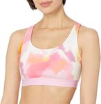 Champion Women's Absolute Eco Sports Bra (Retired Colors), Multi Wash Cloud Fantastic Fuchsia, X-Small