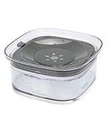 PETTOM Dog Water Bowl No Spill Splash Free Pet Floating Water Bowl, No Mess Dog Water Bowl Slow Drink for Dogs Cats Pets, 2L Large Capacity (Grey)