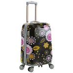 Rockland F151 Polycarbonate Carry On Luggage Set, Pucci, One Size, 20-Inch