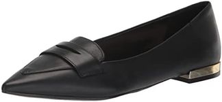 NINE WEST Women's Lallin Ballet Flat, Black 001, 7