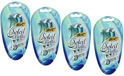 Bic Soleil Bella Shavers E-Z Rinse - 3 ct, Pack of 4