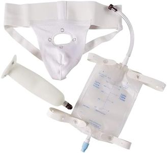 DMI Urinal for Men, Portable Urinal With Elastic Waistband And Urine Collection Bag or Leg, FSA and HSA Eligible, Holds Up To 20 Ounces Of Fluid,