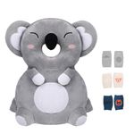 Eyands Koala Baby Head Protector Backpack and Baby Knee Pads for Crawling - Adjustable Baby Fall Protector Backpack, Infant Fall Protection Pillow for Toddler Baby Walking