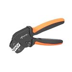 KF CPTEC Molex Crimper for Non-Insulated Terminals, Compatible with Dupont, Molex, JST, TE, EPC, PCIE, SATA Pins (0.25-1.5mm² AWG23-16)